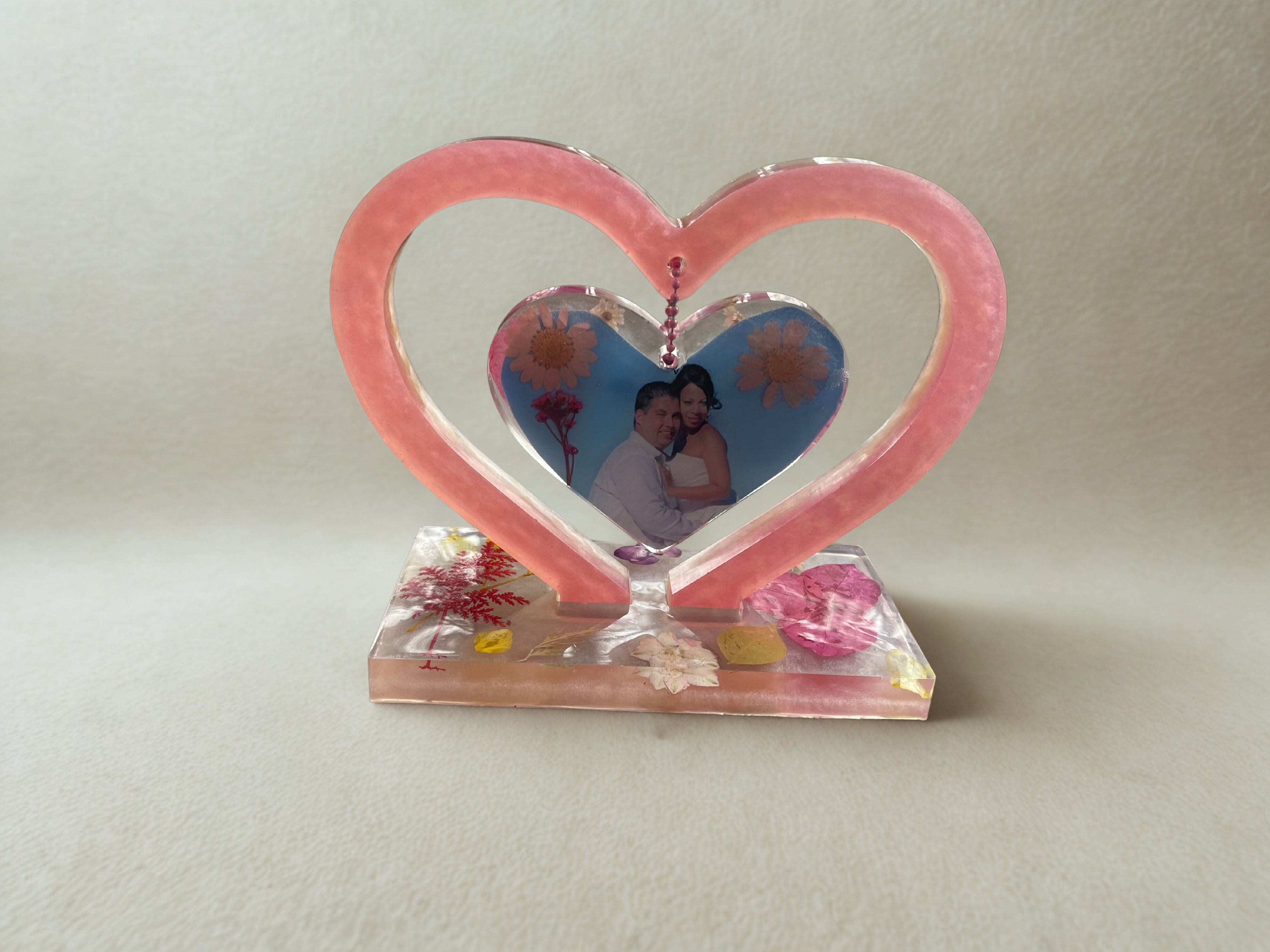 Marco Corazón Doble para Siempre