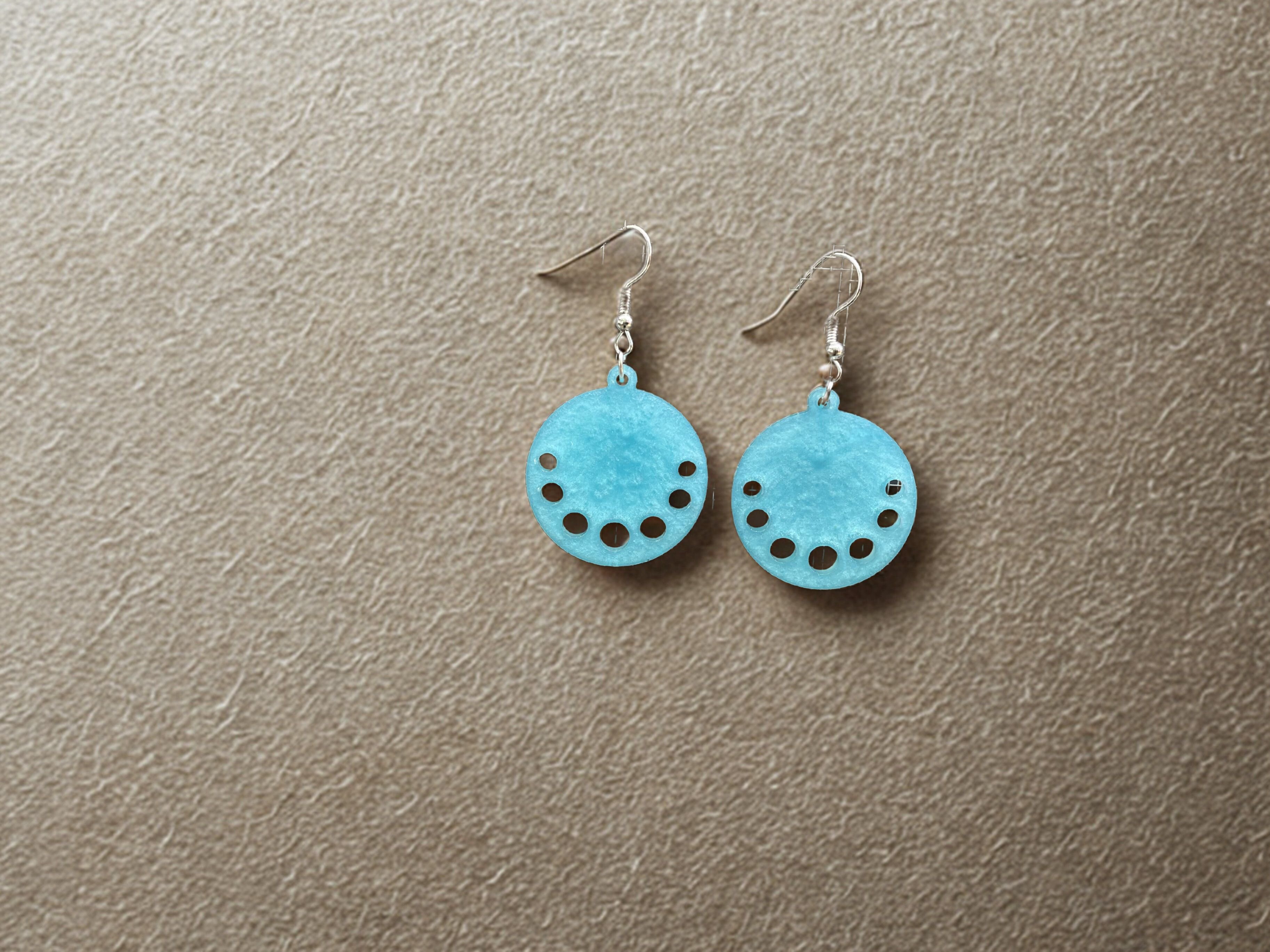 Aretes de Resina Gota Orbital