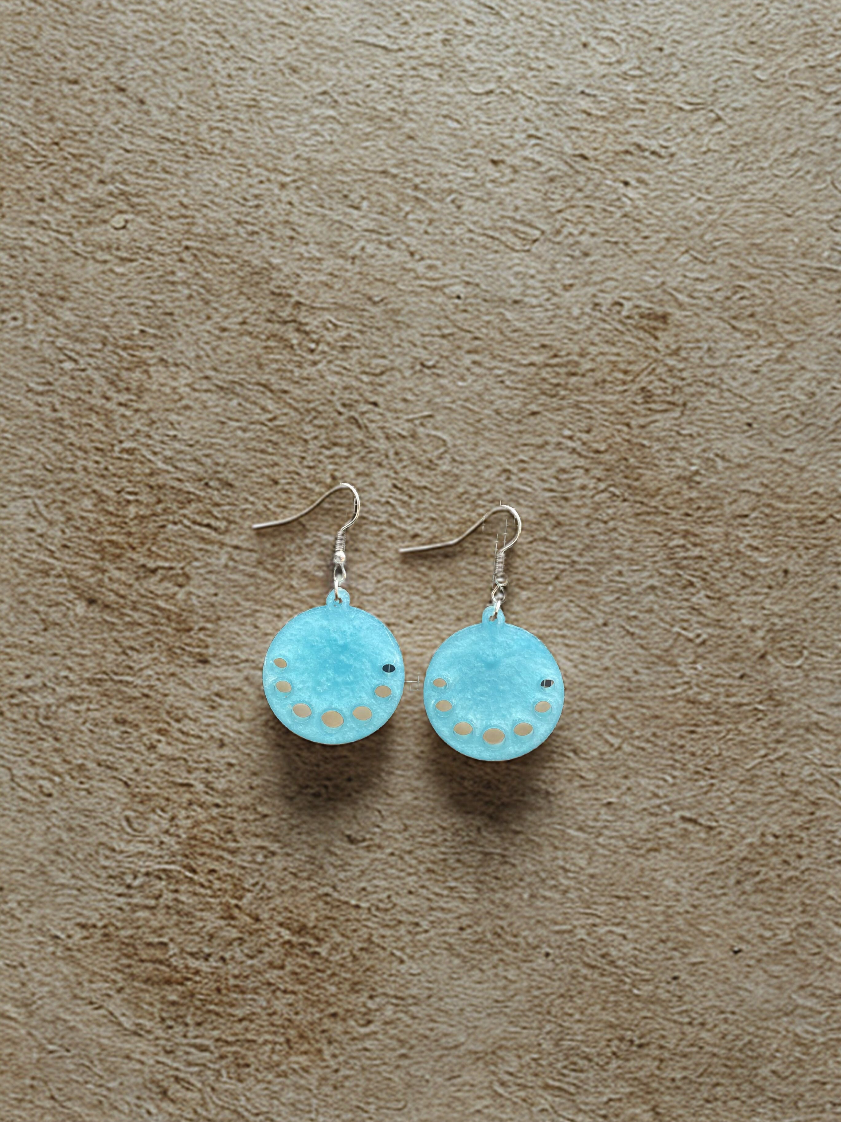 Aretes de Resina Gota Orbital