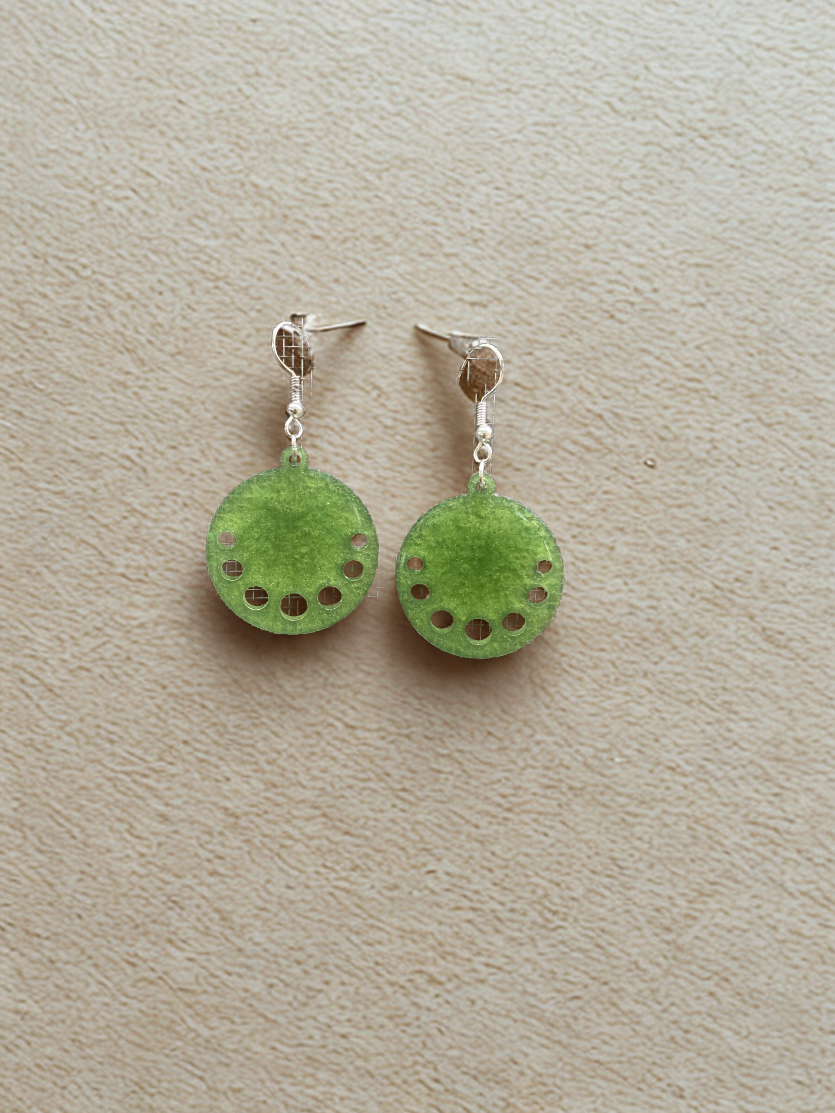 Aretes de Resina Gota Orbital