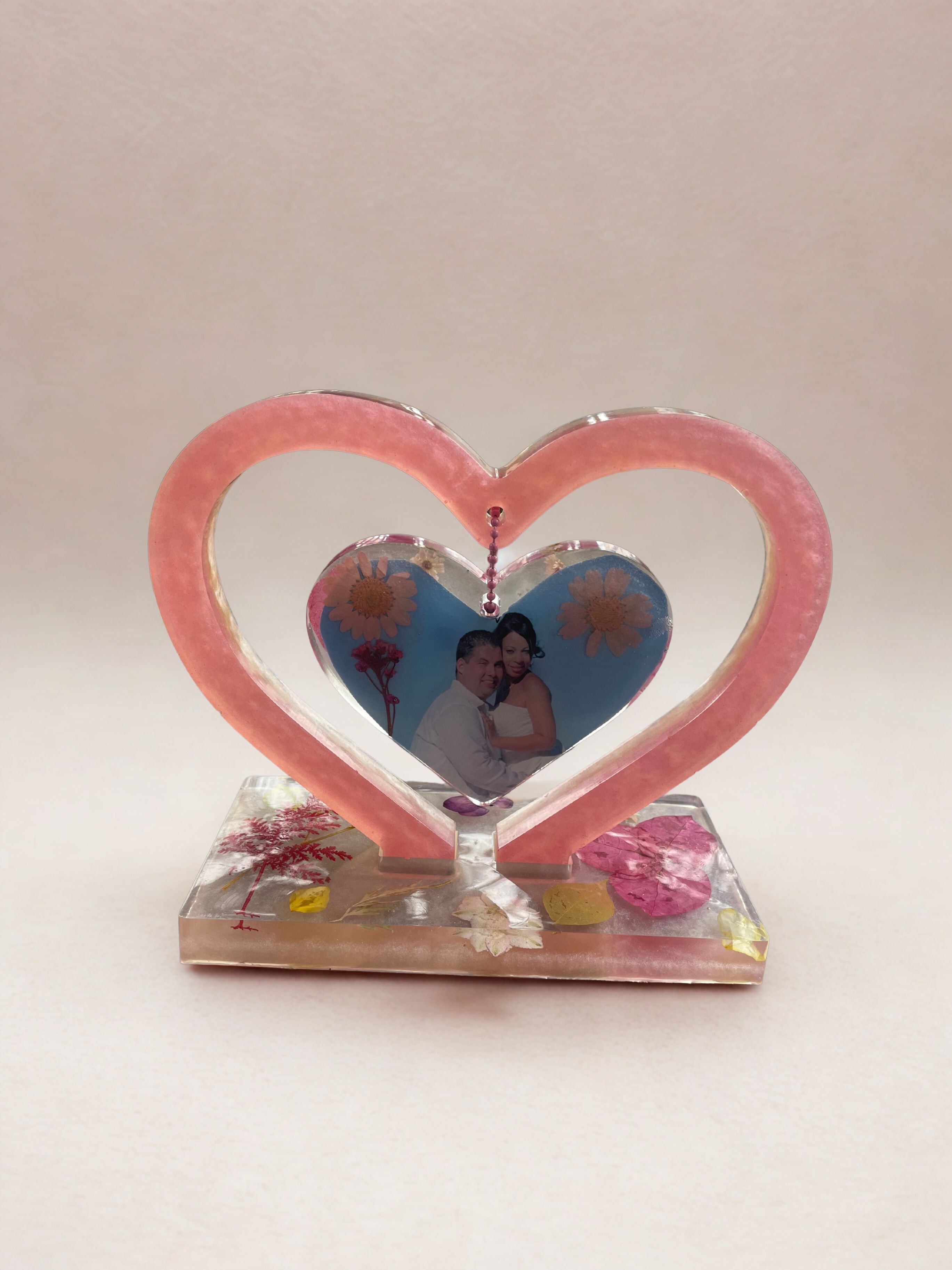 Marco Corazón Doble para Siempre